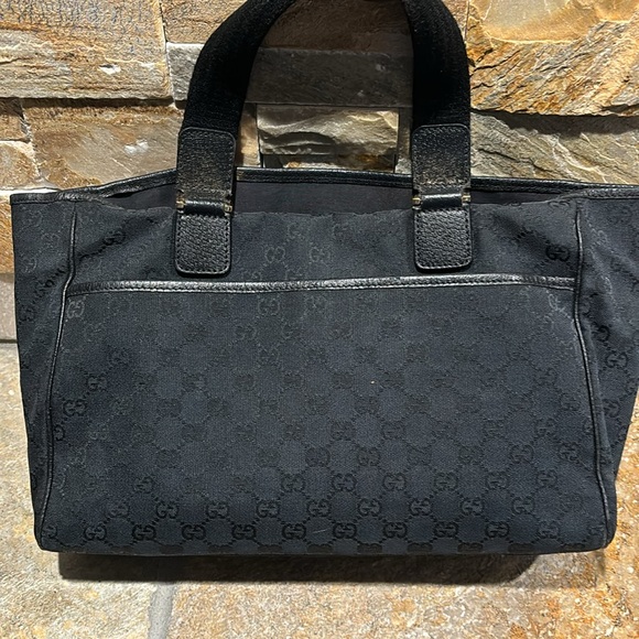 VINTAGE Gucci shoulder/tote bag with horsebit detail in VG used condition - Picture 7 of 15